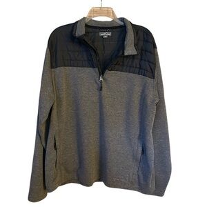 Eddie Bauer Black and Gray Pullover